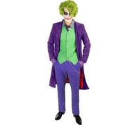 Funidelia Disfraz Oficial de Joker El Caballero Oscuro - Diamond Edition para hombre, pantalón, camisa, corbata, Superhéroes, DC Comics Traje para adultos para fiestas, Carnaval y Halloween - Talla L