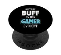 Disfraz de Jugador de Noche para historiadores PopSockets PopGrip Adhesivo