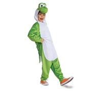 Disguise Yoshi - Disfraz con capucha, disfraz oficial de Super Mario para niños, talla (4-6)
