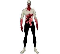 Disfraz De Jumpsuit Zombie De 2ª Piel Para Adulto X-Large 44-46