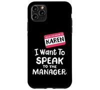 Disfraz de Karen Halloween Divertido con el Texto en inglés I Want To Speak to The Manager Carcasa para iPhone 11 Pro MAX