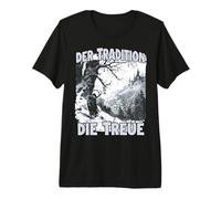 Disfraz De Krampus Máscara Perchten Malvado Nicholas Krampus Camiseta Premium