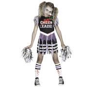 Disfraz de l der del miedo zombi de FunWorld para ni as, talla grande 12-14