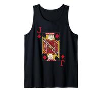 Disfraz de Las Vegas de Jack Diamond Card Poker Camiseta sin Mangas