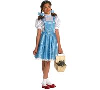 Disfraz De Lentejuelas De Dorothy De El Mago De Oz Para Niña Pequeña