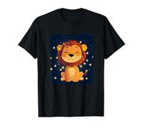 Disfraz de león de hadas sonriente con luces de cadena Camiseta