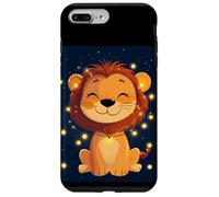 Disfraz de león de hadas sonriente con luces de cadena Carcasa para iPhone 7 Plus/8 Plus