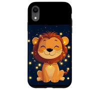 Disfraz de león de hadas sonriente con luces de cadena Carcasa para iPhone XR