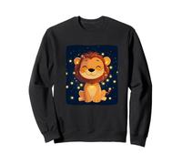 Disfraz de león de hadas sonriente con luces de cadena Sudadera