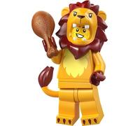 Disfraz de León de Lego - Serie de Mini Figuras 28 Animales, Mini Figura Individual (Lego 71051)