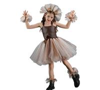 Disfraz de León para Niños 4 Piezas Traje Ajustable De León De Dibujos