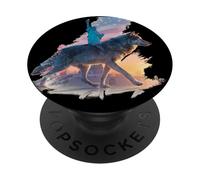 Disfraz de Libertad Simbólica con Lobo para Niños y Niñas PopSockets PopGrip Adhesivo