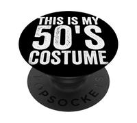 Disfraz de los años 50 para Halloween, Vintage, Este es mi Disfraz de los años 50 PopSockets PopGrip Adhesivo