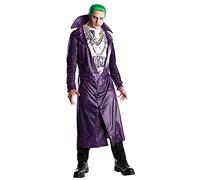 Rubies-Disfraz de Lujo de Joker Suicide Squad para Hombre Talla XL Escuadrón Gorros, máscaras y Accesorios para Fiesta, Liso, Multicolor, (rubi-820116/XL)