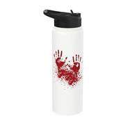 Disfraz de Mano de Sangre I Bleed Killer Zombie Halloween Party Stainless Steel Insulated Water Bottle