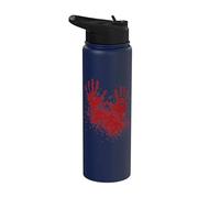 Disfraz de Mano de Sangre I Bleed Killer Zombie Halloween Party Stainless Steel Insulated Water Bottle