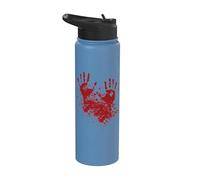 Disfraz de Mano de Sangre I Bleed Killer Zombie Halloween Party Stainless Steel Insulated Water Bottle