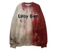 Disfraz de manos sangrientas para hombre, camisetas de Halloween con problemas resueltos, camisetas de Halloween con manchas de sangre, camisetas gráficas de película aterradora, camisetas invencibles