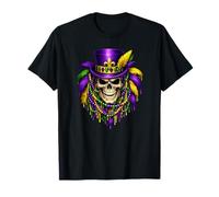 Disfraz de Mardi Gras Sugar Skull Carnival New Orleans Camiseta