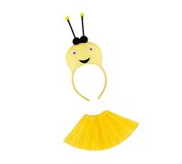 Disfraz de mariquita de abejas, disfraz de hormigas, disfraz de mariquita, abejas, hormigas, antena, tutú, falda, cosplay, Halloween, Halloween, a, Talla única