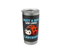 Disfraz de mariquita para niños que aman las mariquitas Vaso térmico de acero inoxidable de doble pared