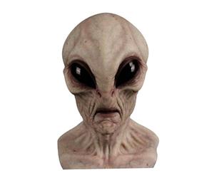 Disfraz De Máscara Alienígena De Látex - Fancy Dress Alien Face Masque, Cabeza Completa De Cabeza De Miedo Alienígena | Cosplay Realista Alienígena Alienígena, Accesorio De Máscara De Terror De Hallow