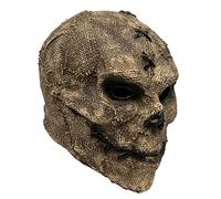 Disfraz de máscara de calavera, cara de cuero aterradora para Halloween, disfraz de cosplay de calavera, accesorios de fiesta de terror, máscaras de látex para hombre y mujer, disfraz de adulto