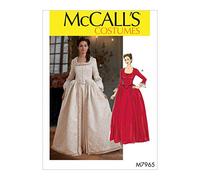 Disfraz de McCall's Misses, papel, color blanco, varios