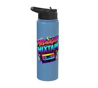 Disfraz de Midnight Mixtape 80 Stainless Steel Insulated Water Bottle