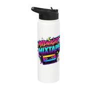 Disfraz de Midnight Mixtape 80 Stainless Steel Insulated Water Bottle
