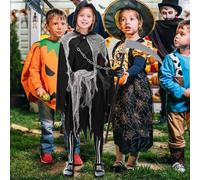 Disfraz de Miedo Infantil | Traje de Cosplay de Terror para Niños,Vestuario de Disfraz Terrorífico para Juego de Roles, Fiestas, Festivales, Días Festivos y Mascaradas para Niños y