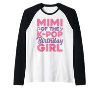 Disfraz de Mimi of The Birthday Party Anime K Pop Girl Grandma Camiseta Manga Raglan
