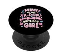 Disfraz de Mimi of The Birthday Party Anime K Pop Girl Grandma PopSockets PopGrip Adhesivo