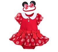 Disfraz de Minnie Mouse de Disney para bebé, color rojo
