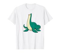 Disfraz de Monstruo del Lago Ness Diseño gráfico cripto Camiseta gráfica económica, Hombre, Blanco, M