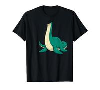 Disfraz de Monstruo del Lago Ness Diseño gráfico cripto Camiseta gráfica económica, Hombre, Negro, M