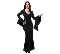 Disfraz De Morticia Para Mujer