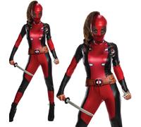 Disfraz De Mujer Deadpool Para Adultos De Película De Superhéroe Nuevo