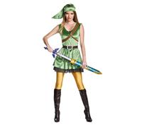 Disfraz De Mujer Link De La Leyenda De Zelda Para Adultos
