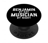 Disfraz de músico de Ben para Halloween, Gen Z Millennial Benjamin PopSockets PopGrip Adhesivo