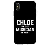 Disfraz de músico de Chloe Gen Z Millennial Music Chloe Song Carcasa para iPhone X/XS