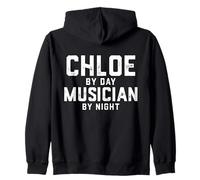 Disfraz de músico de Chloe Gen Z Millennial Music Chloe Song Sudadera con Capucha