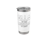 Disfraz de músico de Ella Gen Z Millennial Music Ella Meme Song Vaso térmico de acero inoxidable de doble pared