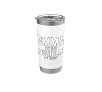 Disfraz de músico de Halloween de Emma Gen Z Millennial Music Emma Vaso térmico de acero inoxidable de doble pared