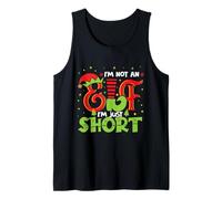 Disfraz de Navidad con Texto en inglés I'm Not An Elf Just Short Camiseta sin Mangas