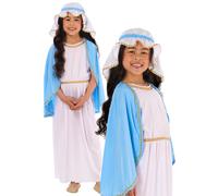 Disfraz De Navidad De María Para Niños, Ropa De Juego Elegante, Edad 3-10