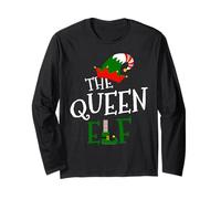 Disfraz de Navidad de The Queen Elf Family Matching Group Gift Manga Larga