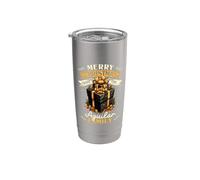 Disfraz de Navidad familiar Aguilar para fiesta de Navidad a juego Vaso térmico de acero inoxidable de doble pared
