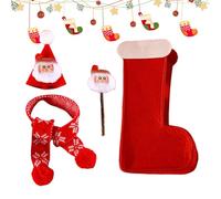 Disfraz de Navidad para gato, bufanda para gato de Navidad, traje de bufanda de sombrero de para felinos, trajes de fantasía de Navidad para mascotas, ropa para estilo gato de interior