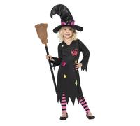 Disfraz De Niña Cinder Witch Mediano